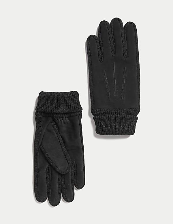 Guantes de piel de nobuck - US