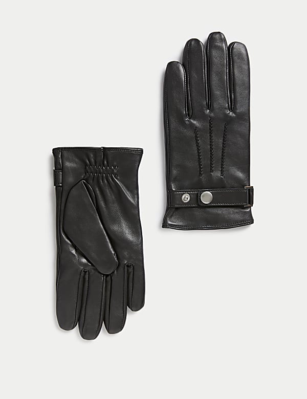 M&s leather gloves discount