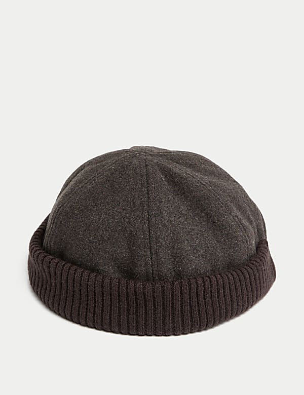 Textured Docker Hat BROWN Hats M S PT
