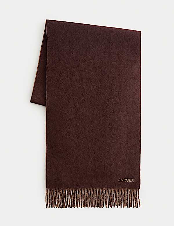 Pure Cashmere Woven Scarf - CA