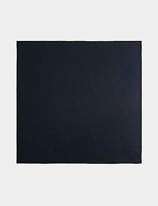 Bandanasjaal van linnenmix met visgraatmotief - BE