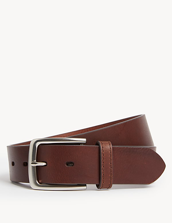 Leather Casual Belt - UA