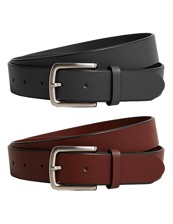 2pk Leather Belts