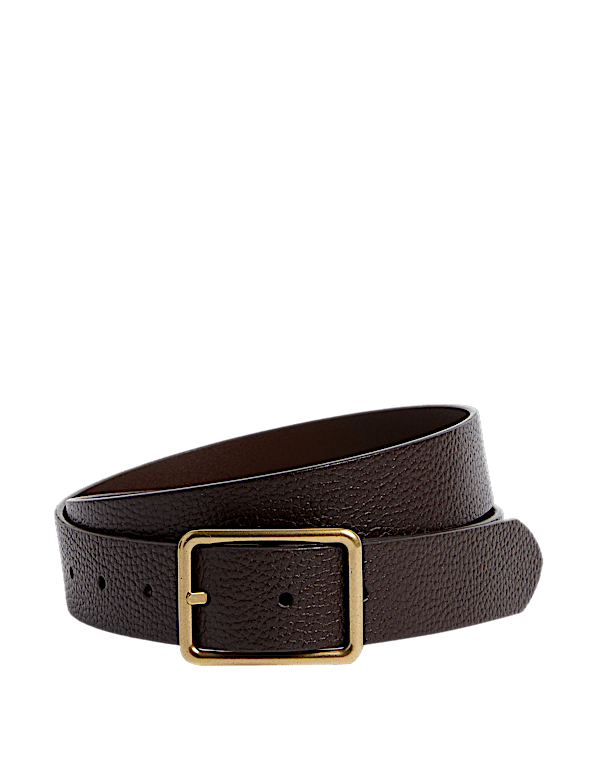 Leather Textured Casual Belt