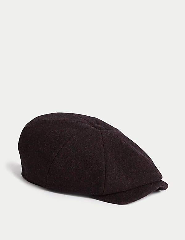 Wool Blend Baker Boy Hat RAISIN Hats M S UA