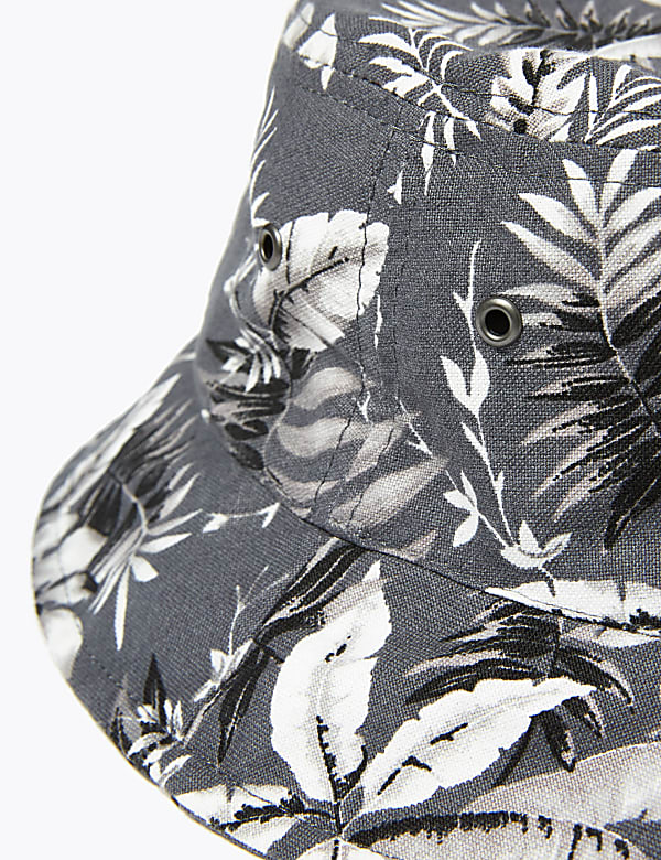 Tropical Print Bucket Hat