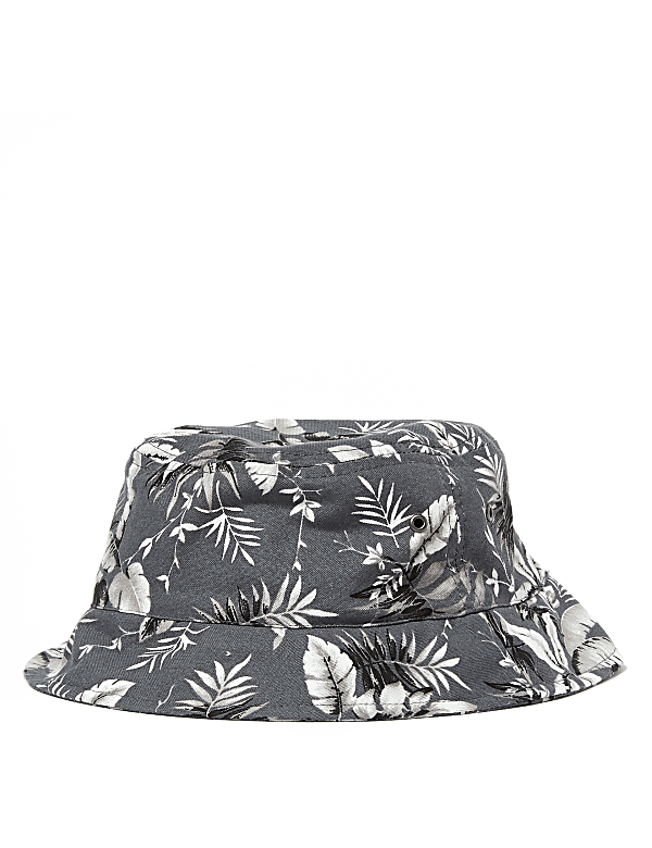 Tropical Print Bucket Hat
