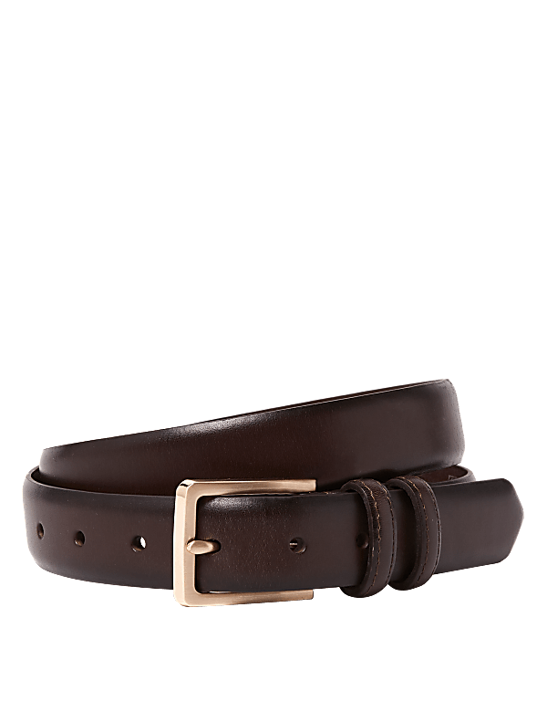 Italian Leather Slim Belt