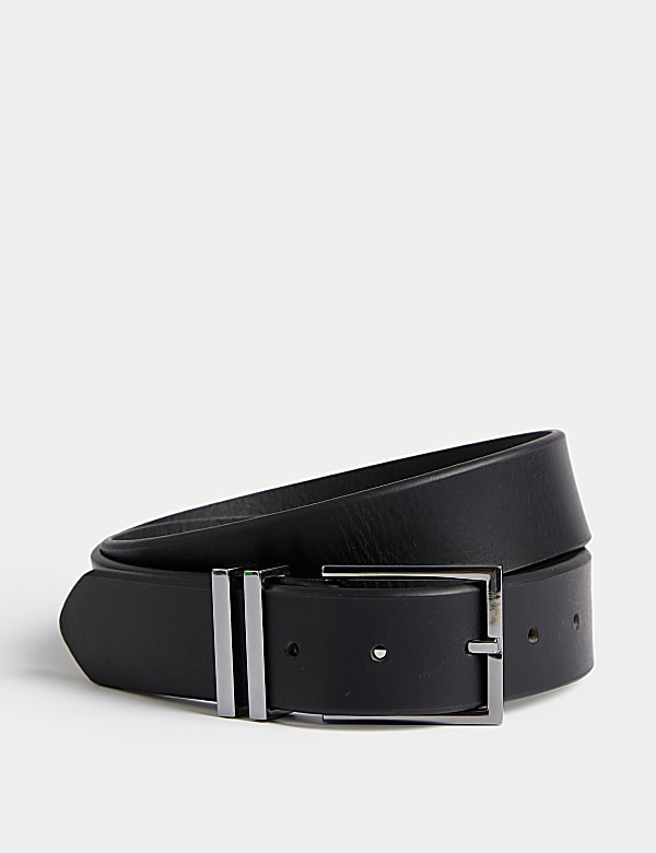 Black Leather Belt - NL