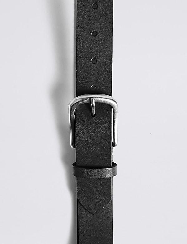 Leather Buckle Casual Belt