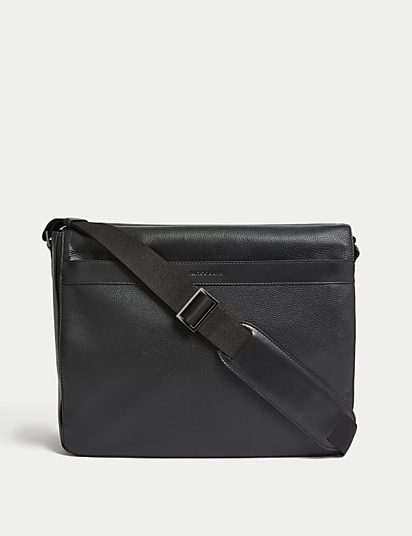 Leather Messenger Bag - OM