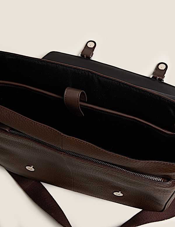 Leather Messenger Bag