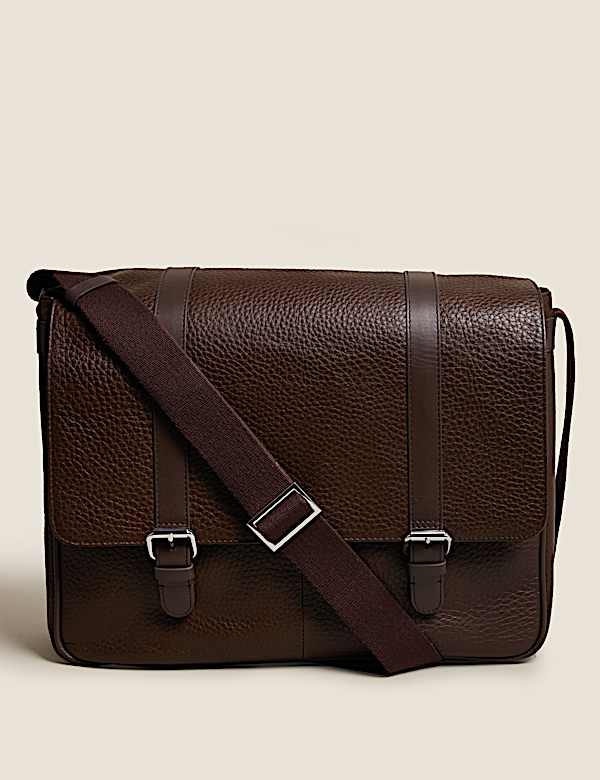 Leather Messenger Bag