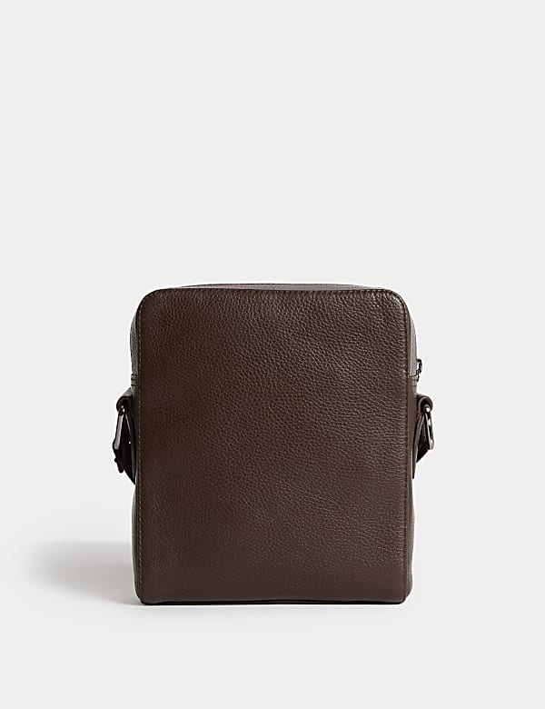 Leather Pebble Grain Cross Body Bag - GR