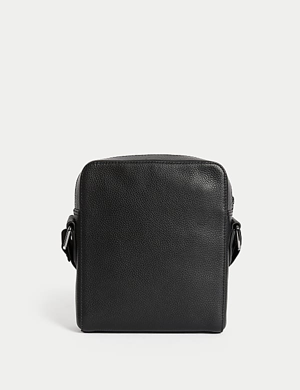 Leather Pebble Grain Cross Body Bag - KR