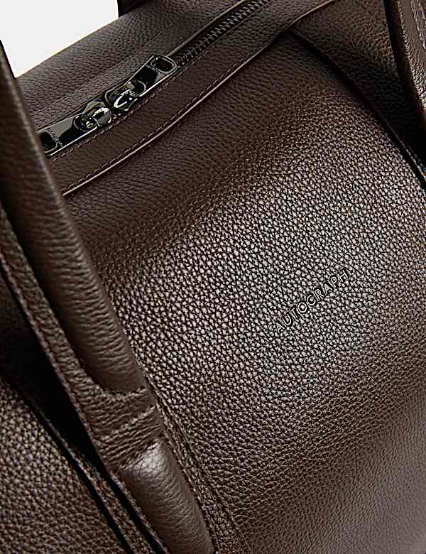 Leather Pebble Grain Weekend Bag - PL