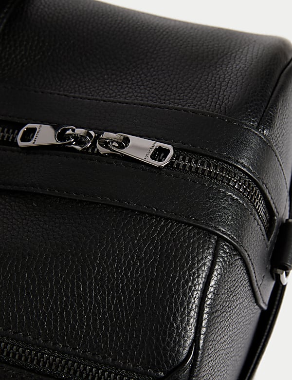 Leather Pebble Grain Weekend Bag - RO