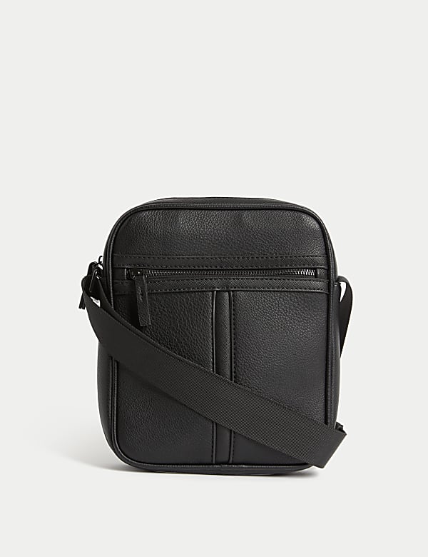 Textured Cross Body Bag - NO