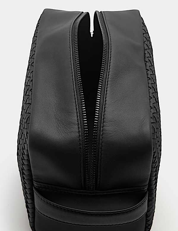 Braided Leather Washbag - LV