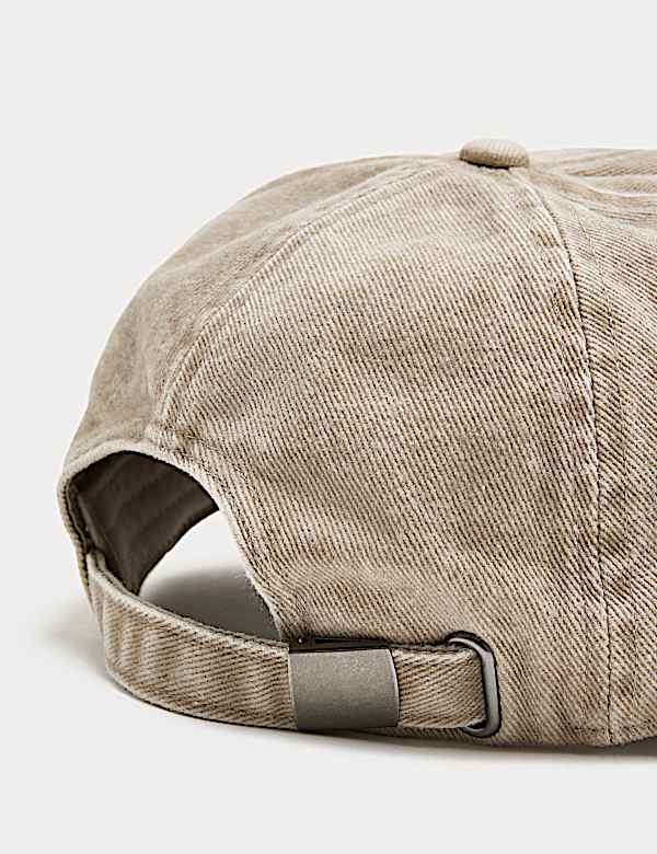 Pure Cotton Washed Baseball Cap - JP