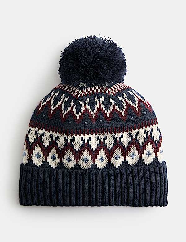Fair Isle Beanie Hat