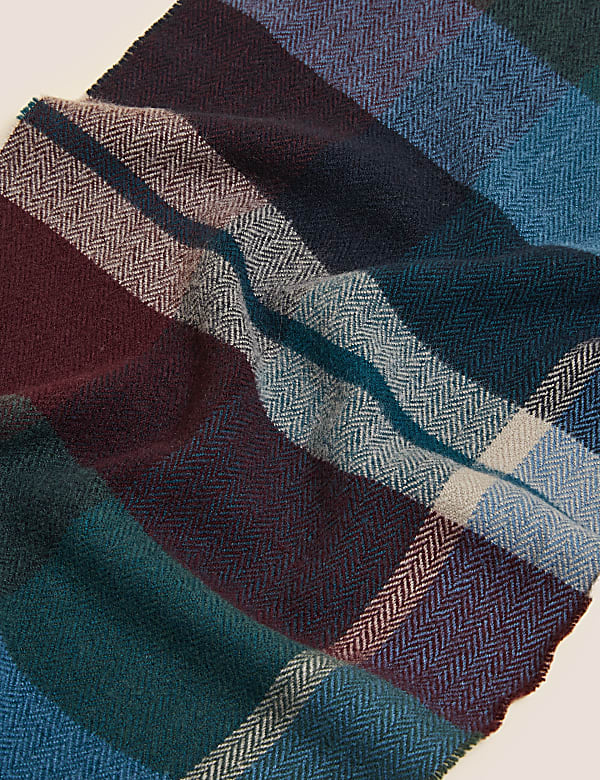 Checked Scarf