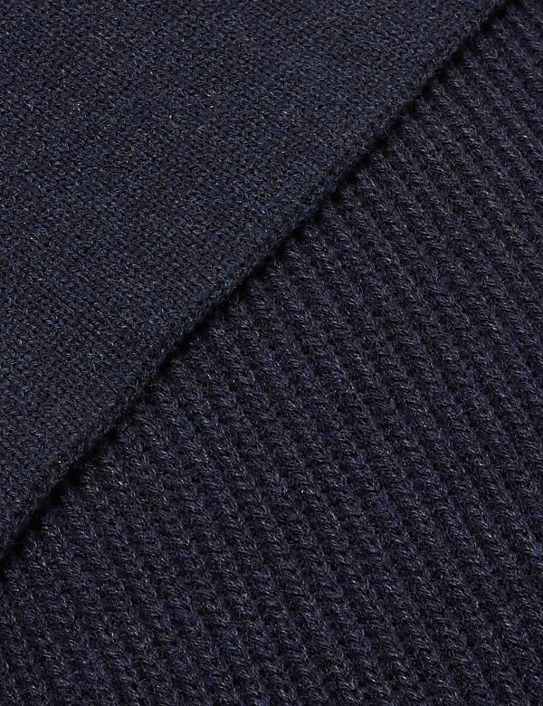 Knitted Textured Scarf