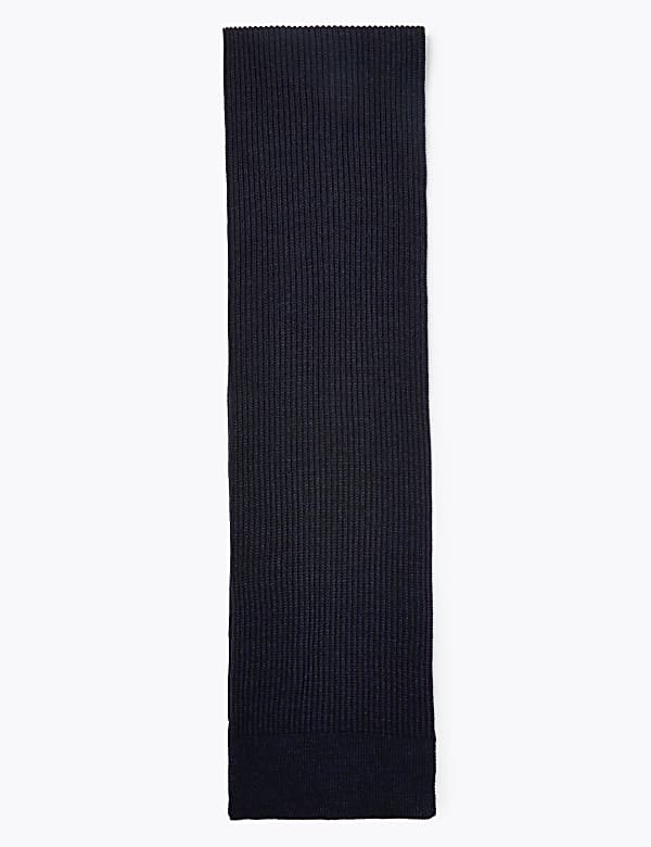 Knitted Textured Scarf