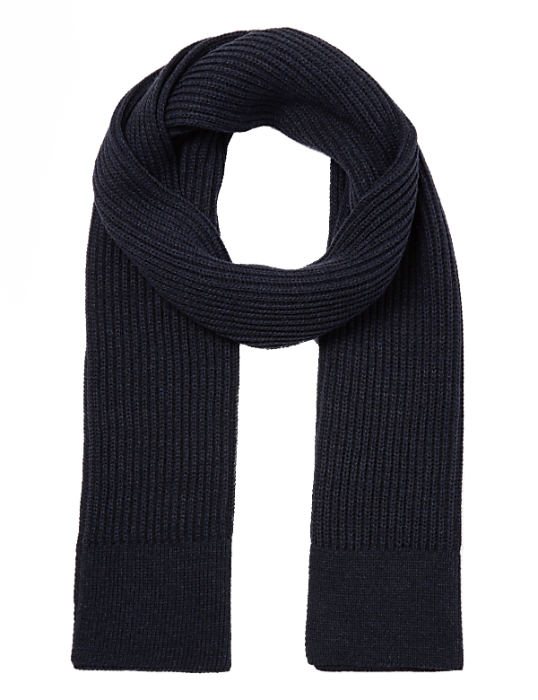 Knitted Textured Scarf
