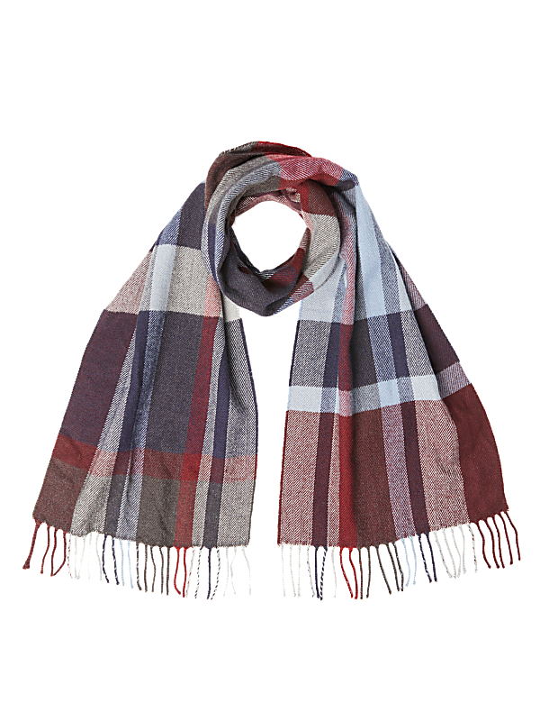 Checked Scarf