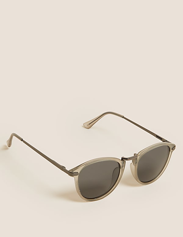 Round Polarised Sunglasses