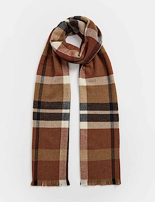 Heatgen™ Checked Scarf - PL
