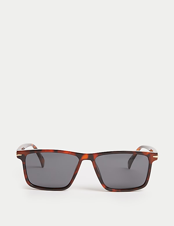 Slim Rectangle Polarised Sunglasses - CN