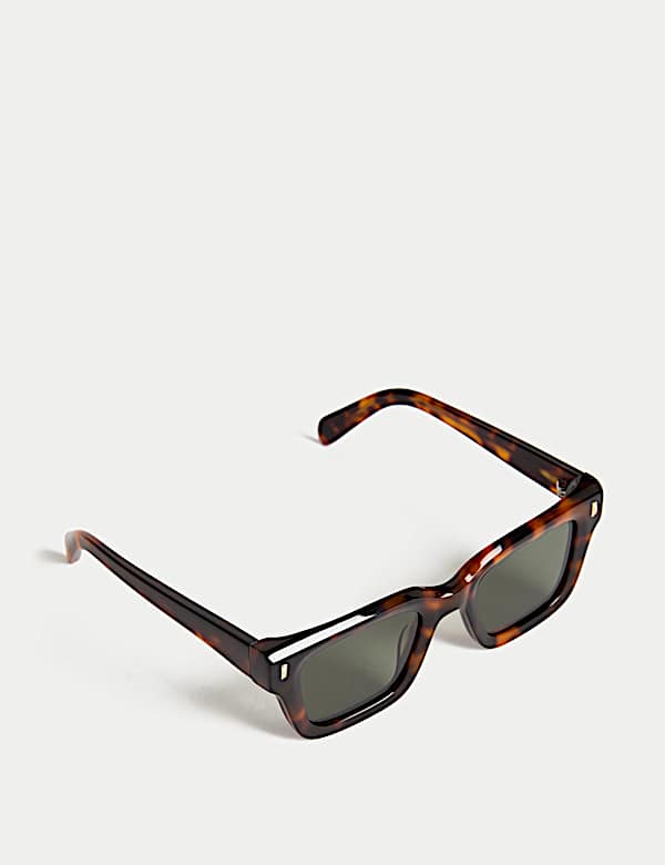 Grove zonnebril met D-frame-rand - BE