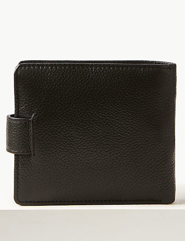 Leather Classic Bi-fold Coin Wallet with Cardsafe&trade;