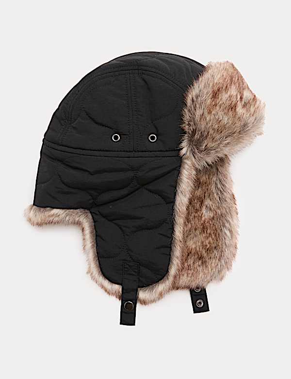 Quilted Trapper Hat - HU