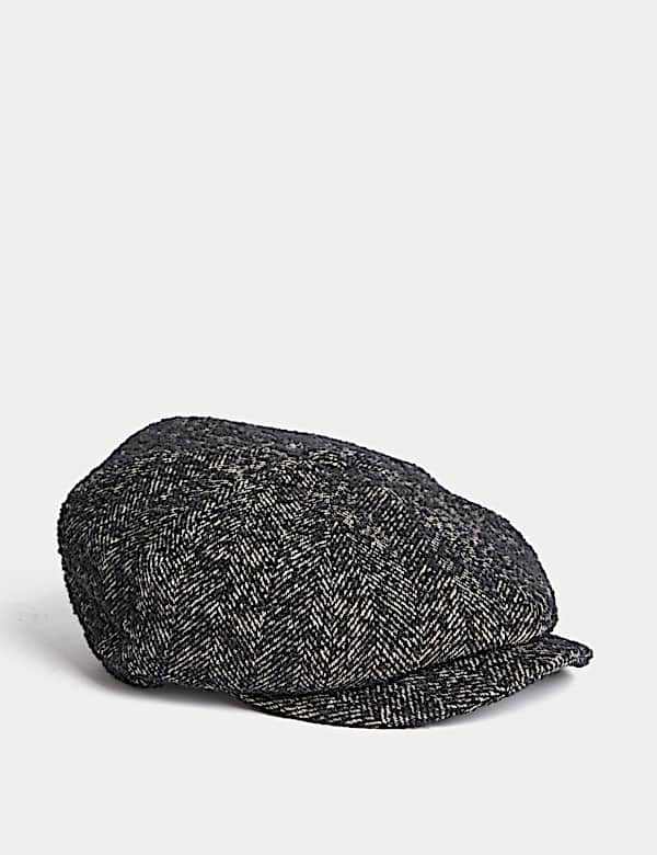 Gorra estilo baker boy de lana - US