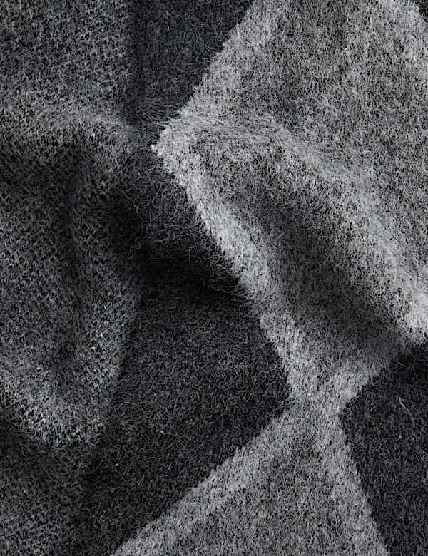 Κασκόλ με σχέδιο ρόμβους - GR