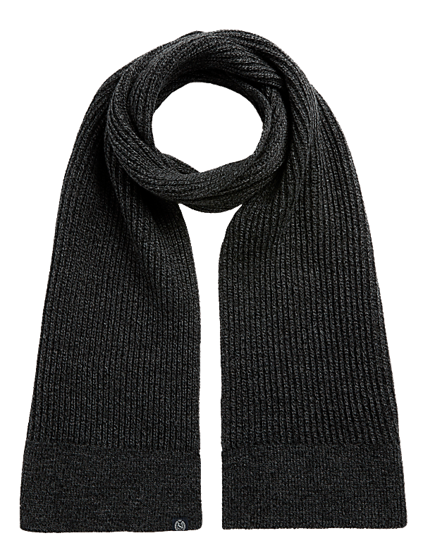 Knitted Textured Scarf