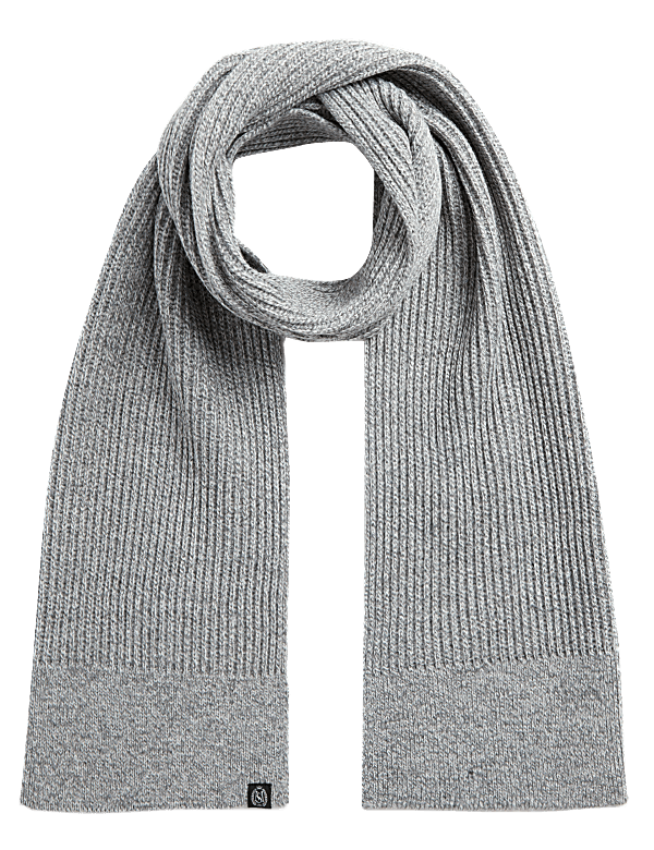 Knitted Textured Scarf