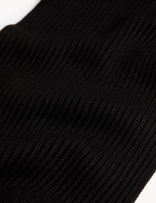 Knitted Textured Scarf