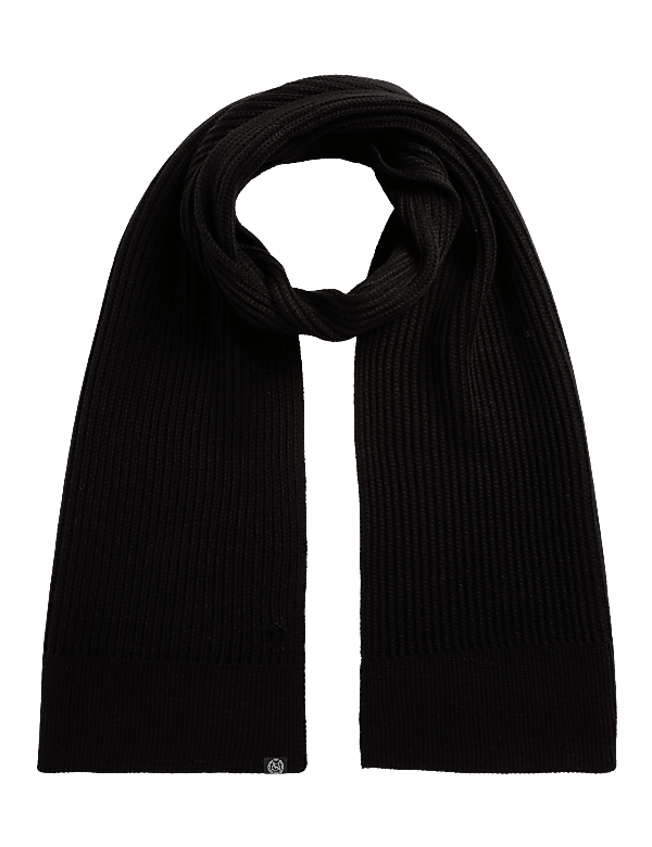 Knitted Textured Scarf