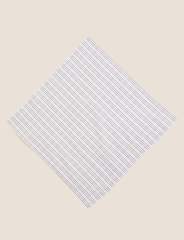 5pk Pure Cotton Handkerchiefs