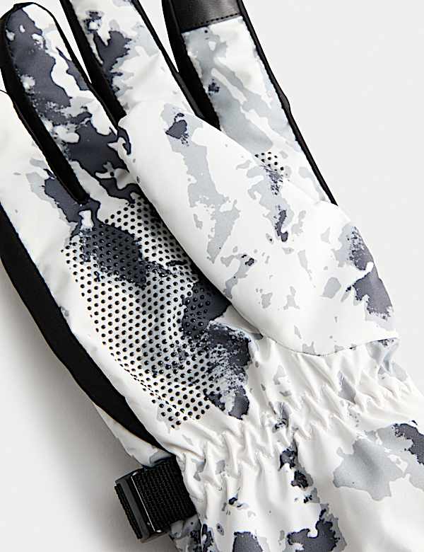 Gevoerde thermische skihandschoenen - BE