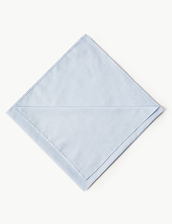 7pk Antibacterial Pure Cotton Handkerchiefs with Sanitized Finish®