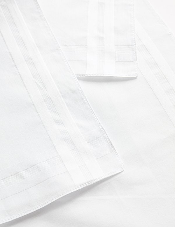 7pk Antibacterial Pure Cotton Handkerchiefs - CN