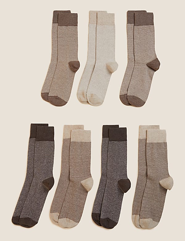 7 Pack Cool & Fresh&trade; Cotton Rich Socks