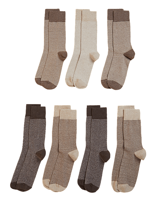 7 Pack Cool & Fresh&trade; Cotton Rich Socks