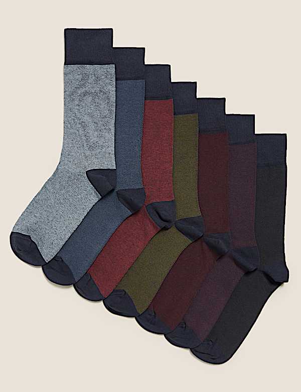 7 Pack Cool & Fresh&trade; Cotton Rich Socks