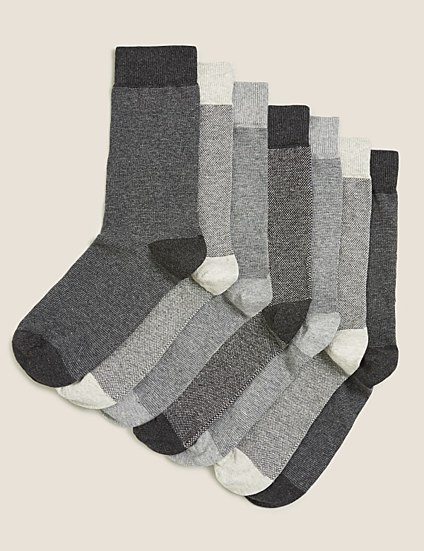 7 Pack Cool & Fresh&trade; Cotton Rich Socks